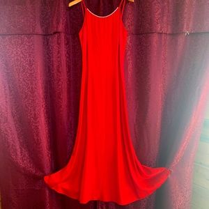 Jessica McClintock Gunne Sax 90's Vintage Red Gown Womens Size 11/12